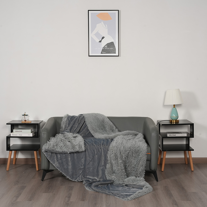 Tissu polaire en coton doux uni